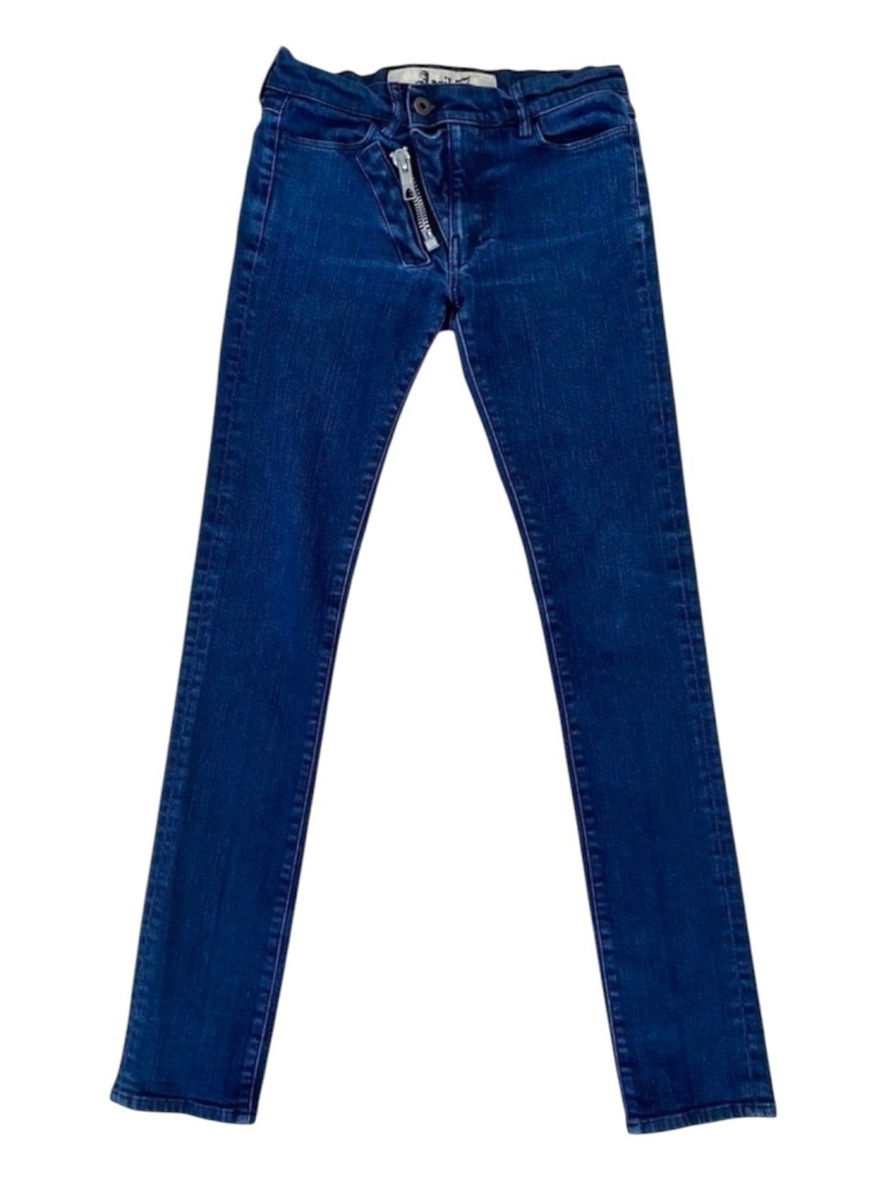 April 77 Johnny Overdrive 1955 Low Rise Skinny Jeans Zipper Punk Rock Size 26
